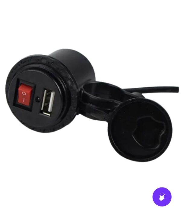 🏍️⚡ Combo Soporte de Celular + Cargador USB Impermeable para Moto