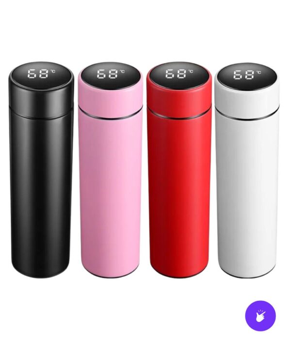 🌡️ Termo Inteligente con Pantalla LED – Sabe exactamente cuándo tomar tu bebida