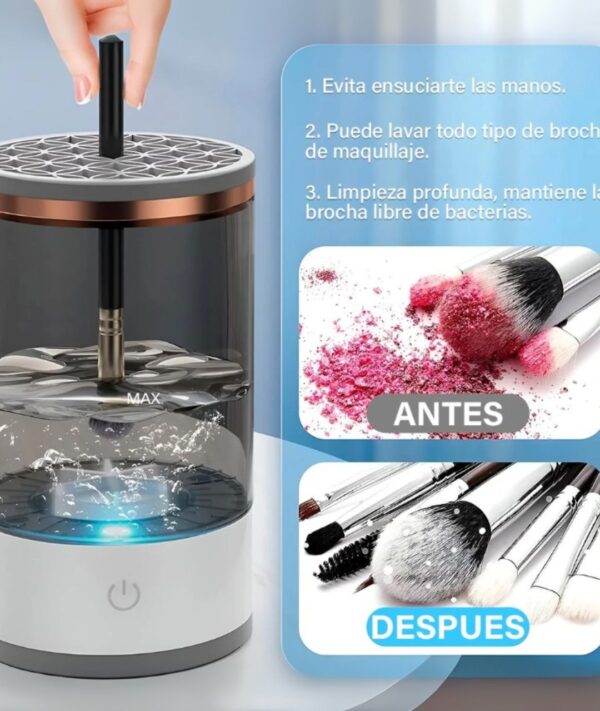 LimpiaBrochas83 💄✨ Limpia Brochas Eléctrico Brush Cleaner