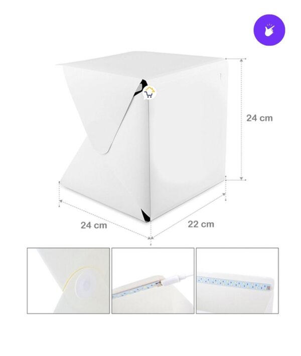 📸✨ Mini Estudio Fotografía Caja Luz HL11031
